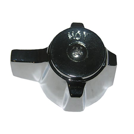 Larsen Supply Co HL-90 Sterling Chrome Accent Hot Lever Faucet Handle 656183